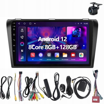 RADIO 2DIN ANDROID MAZDA 3 2006-2012 8GB 128GB  