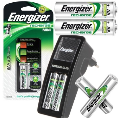 AKUMULATOR AA 2000 mAh ŁADOWARKA DO BATERII ENEGINER