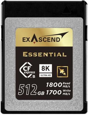 Karta pamięci Exascend Essential CFexpress B 512GB 1800/1700 MB/s