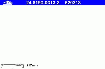 SENSOR KLOCK. HAMULC. AUDI A7 10- PARTE TRASERA  