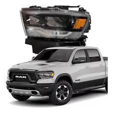 DODGE RAM 1500 2019 19- ФАРА ФАРА PREDNIA ЧЕРНАЯ BLACK LED (СВЕТОДИОД ) ЛЕВЫЙ LH