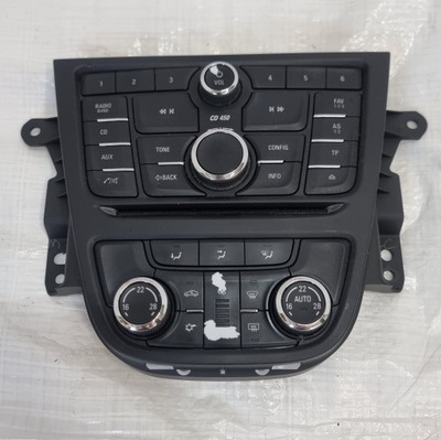 Панель радіо opel mokka 95363963 панель кондиціонера 13429880 фото №1