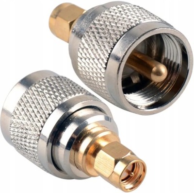Przejście Adapter Wtyk PL259 UHF UC1 CB - Wtyk SMA (męski)