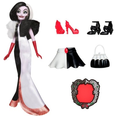 DISNEY VILLAINS Lalka modowa Cruella De Vil F4563