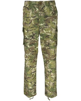 spodnie bojówki militarne multi camo MTP UK 38