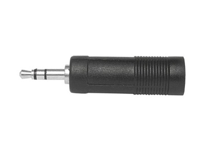 Przejściówka jack 3,5mm - jack 6,3mm stereo gn