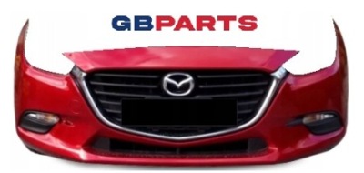 Бампер комплектний  решітка радіатора mazda 3 2017 2018 рестайлінг фото №1