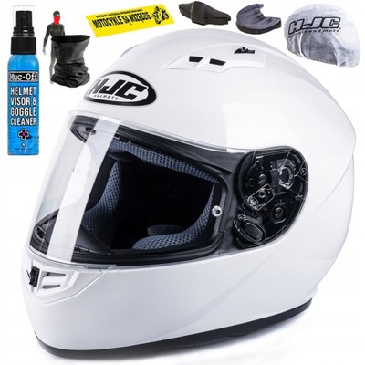 KASK MOTOCYKLOWY INTEGRALNY HJC CS-15 BIAŁY M