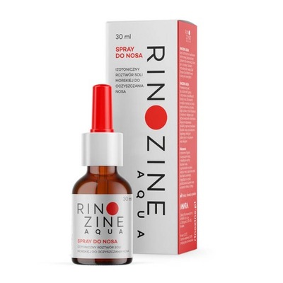 Rinozine Aqua woda morska spray do nosa 30 ml