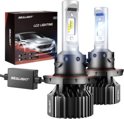 2X ЛАМПОЧКИ АВТОМОБІЛЬНИЙ SEALIGHT X1 H13 9008 6000K 