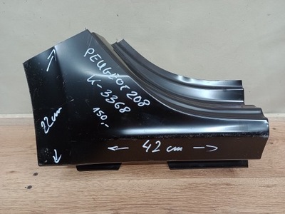 Peugeot 208 2010-2018 порог правый задняя задний фото №1