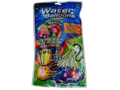 Balony Na Wodę Bomby Wodne Automat 111 sztuk w 60