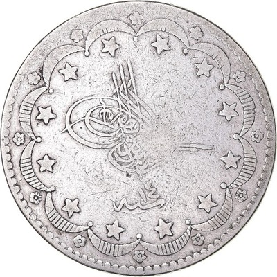 Moneta, Turcja, Abdul Aziz, 20 Kurush, 1873/AH1277