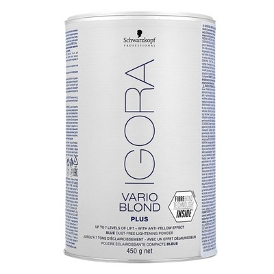 SCHWARZKOPF IGORA VARIO BLOND PLUS PROSZEK ROZJAŚNIACZ DO WŁOSÓW 450G