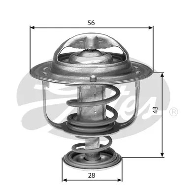 G TH31388G1 TERMOSTATAS 7412-10456 VNT. GATES 