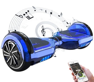 Firmowa Deskorolka ELEKTRYCZNA HOVERBOARD Bluetooth -40%