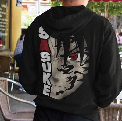 BLUZA Z KAPTUREM NARUTO SASUKE 3