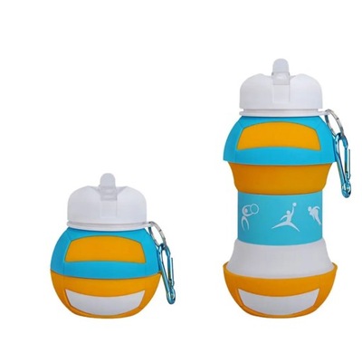 Outdoor Sport Water Bottle Silicone Folding Water Cup Creative Portable 