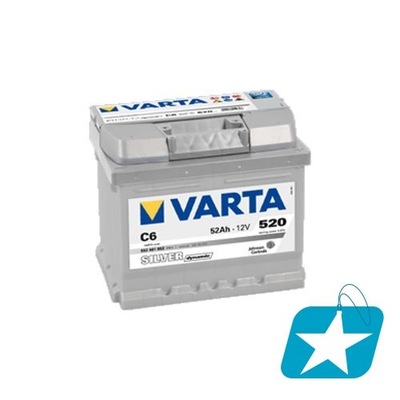 VARTA SILVER C6 52AH 520A