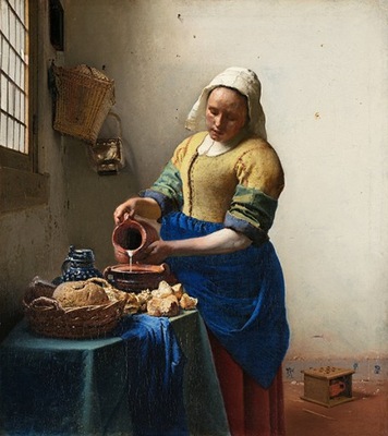 Jan Vermeer - The Milkmaid, Mleczarka