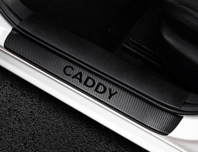 Volkswagen Caddy Black Line - Naklejki ochronne na progi