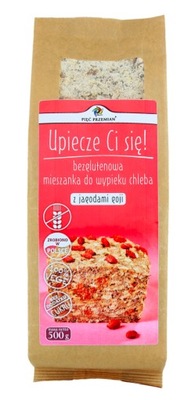 MIESZANKA CHLEBA Z JAGODAMI GOJI BEZGLUTENOWA 500g