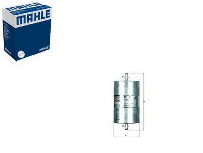 FILTRO COMBUSTIBLES BMW MAHLE  