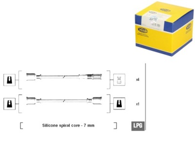 Провода зажигания magneti marelli 7597720 3008910 фото №1