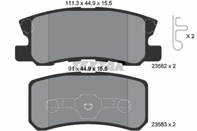 TRINKELĖS HAM. MITSUBISHI T. PAJERO 99- - 07- - OUTLANDER 06- - ASX 10- - JEEP 