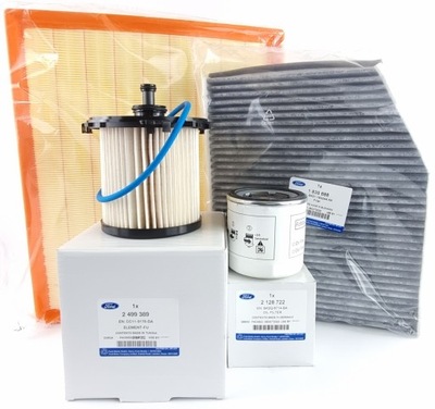 Набор 4 фильтров transit custom 2.2 tdci оригинал фото №1