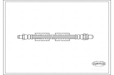 Шланг тормозной corteco 1026327 1049324 1042122 фото №1