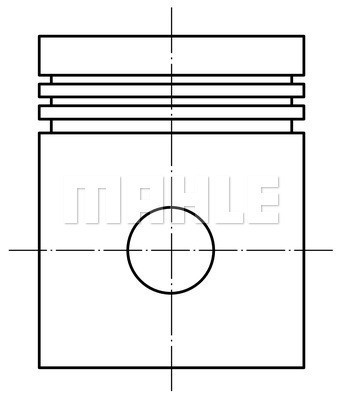 MAHLE 012 21 00 PISTÓN  