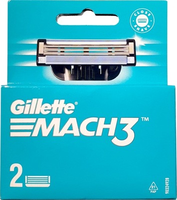 GILLETTE MACH3 WKŁADY OSTRZA 2 SZT