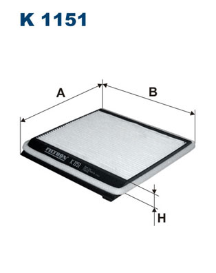 FILTRO DE CABINA FILTRON K1151  