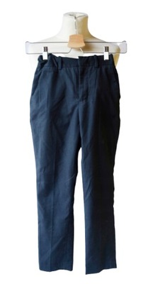 Spodnie H&M Eleganckie Granatowe 140 cm 9 10
