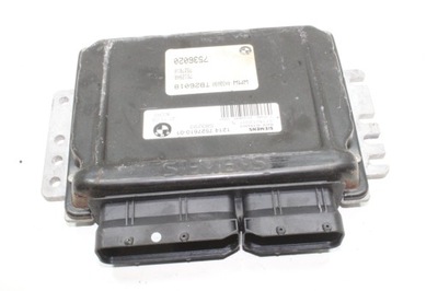 Бортовий комп'ютер двигуна mini cooper r50, r53 7527610 1.4l бензиновий 55kw 2003 фото №1