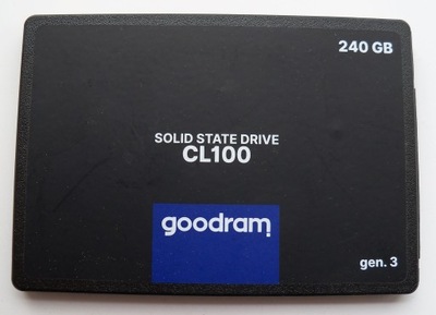 dysk SSD Goodram CL100 240 GB 2.5" niesprawny