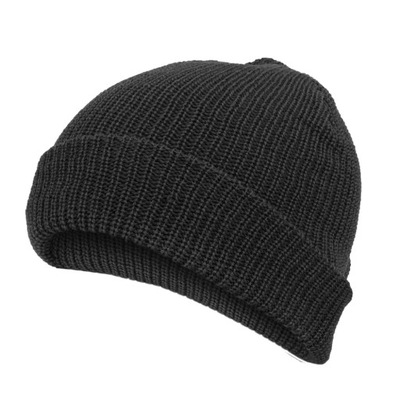 Mil-Tec - Czapka Watch Cap - 100% Wełna - Czarny