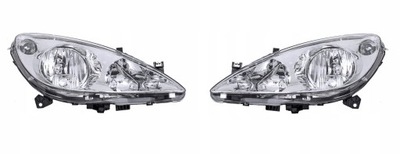 REJILLAS FAROS PEUGEOT 307 01-05 JUEGO TYC  