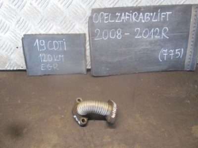 Трубка egr opel zafira b 1.9 cdti 08-12r фото №1
