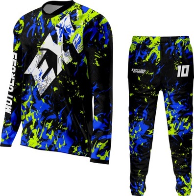 SET MOTOCROSS QUAD ENDURO MTB NADRUK  