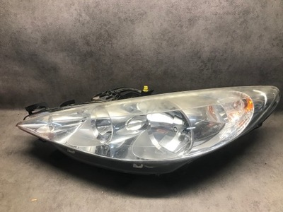 Лампа левая передняя peugeot 207 фото №1