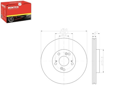 DISCOS DE FRENADO MINTEX 45251SEA30 45251SEAE30 DSK  