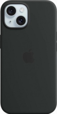 Apple iPhone 15 Silicone Case czarny