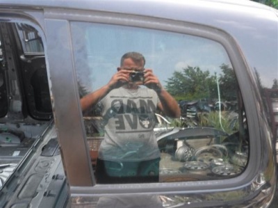 Стекло кузовная левая задняя vw touran i фото №1