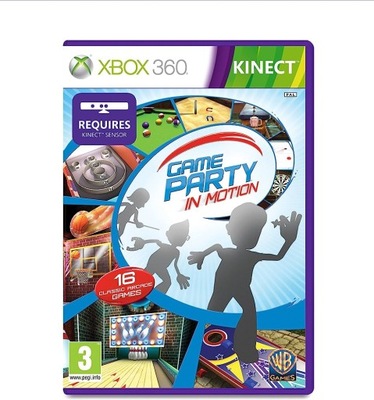 XBOX 360 GAME PARTY IN MOTION KINECT