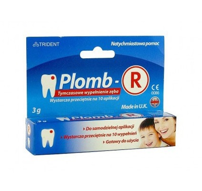 Plomb-R krem tymczasowe wypełnienie zęba 3 g