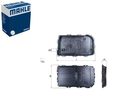 BANDEJA DE ACEITE AUTOMÁTICA CAJA DE TRANSMISIÓN MAHLE  