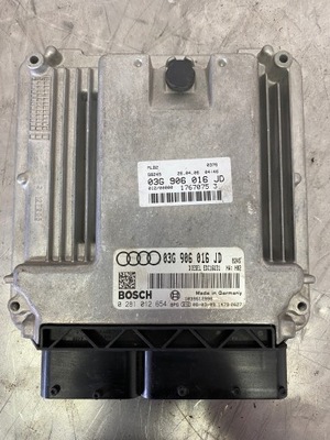 AUDI A4 B7 2.0 TDI UNIDAD DE CONTROL DEL MOTOR BOSCH 03G906016JD 0281012654  