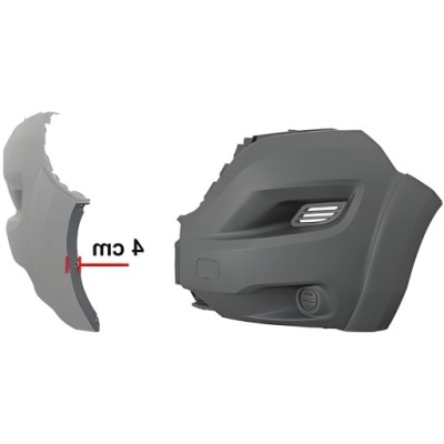 Бампер citroen jumper 14- фото №1